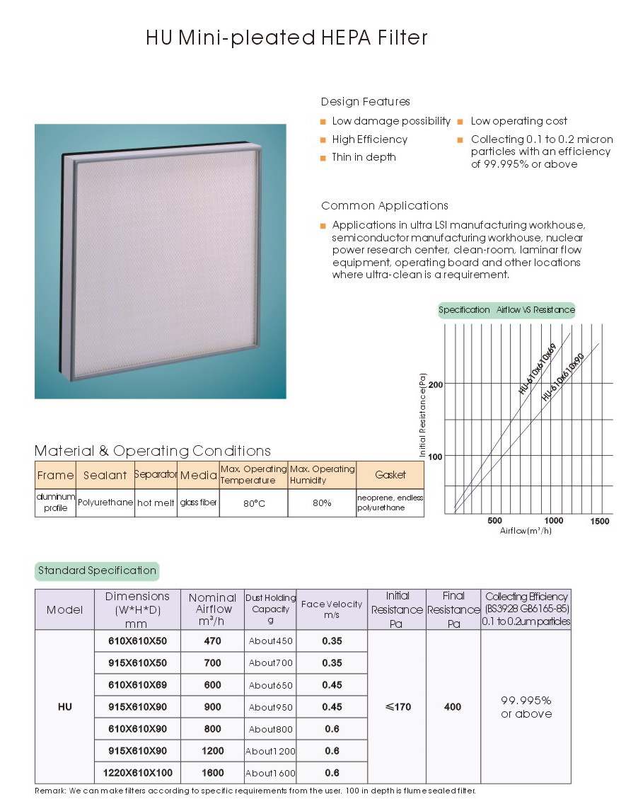 Hepa filter