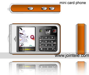 Mini card mobile phone