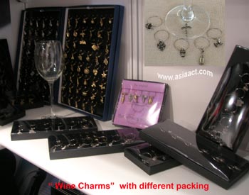 wine charms, wine glass charms, drink charms