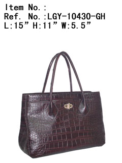 leather handbag