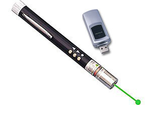 Green laser pointer and red laser pointer romote controller