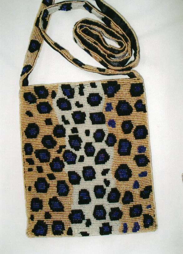 beaded shoulder bag