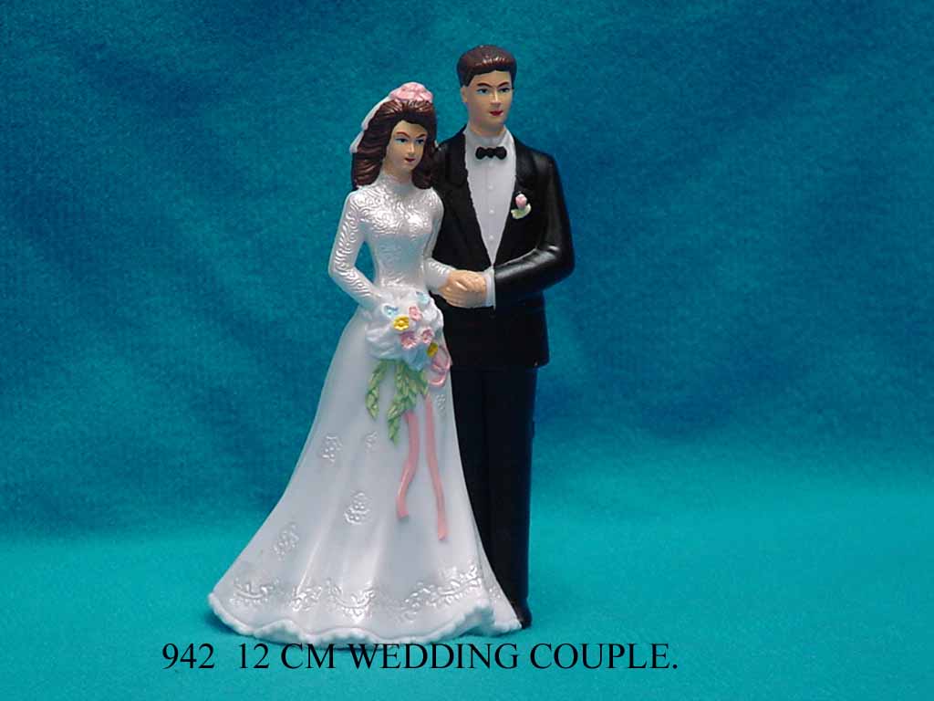 (12 cm wedding couple) wedding cake decoration