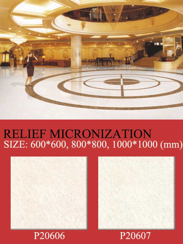 relief micronization stone