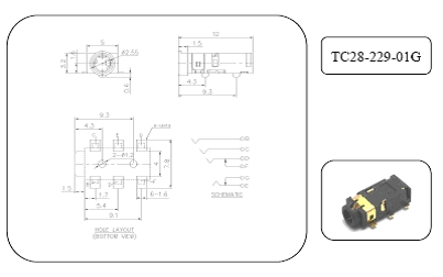 2.5mm Phone Jack 電話插掣