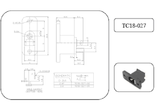 DC Power Jacks 直流電源插頭