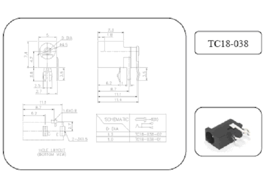 DC Power Jacks 直流電源插頭