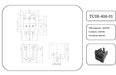 VDE AC SOCKETS VDE AC 電源插座