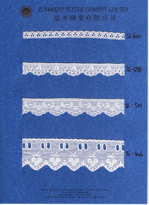 Eyelet Lace竹紗花邊