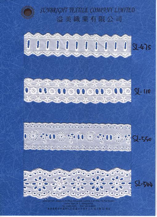 Eyelet Lace竹紗花邊