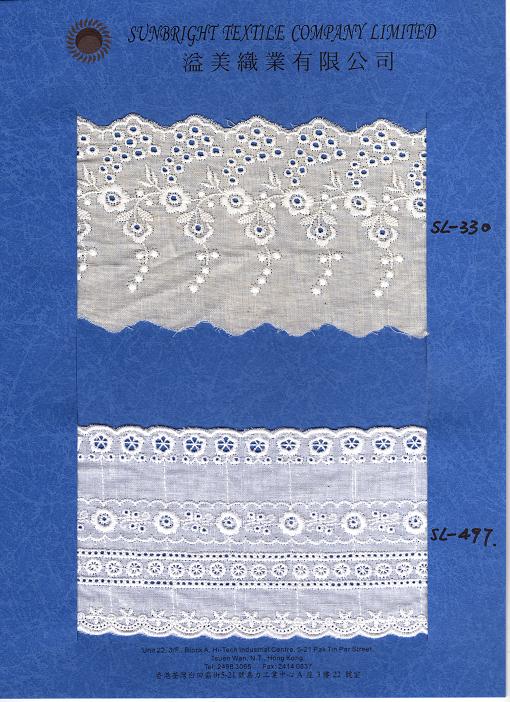 Eyelet Lace竹紗花邊