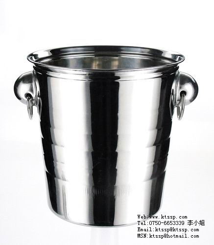 Stainless steel ice bucket