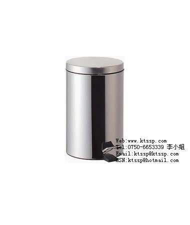 Stainless steel trash can KT-4W003