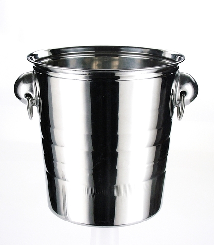 Stainless steel ice bucket