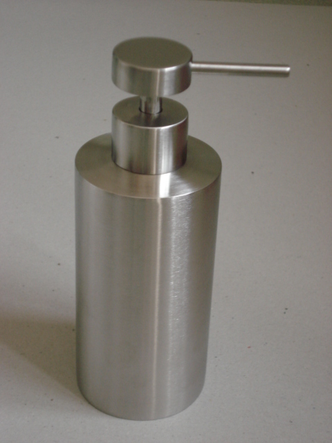 Stainless Steel Liquid Soap bottle - circle shape