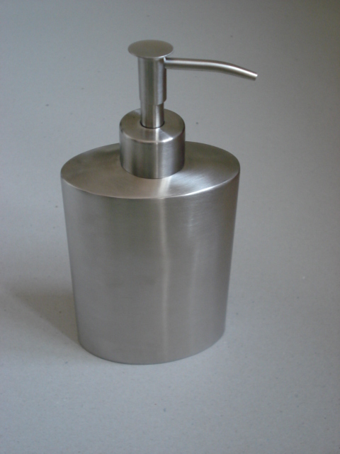 Stainless Steel Liquid Soap bottle - ellipse