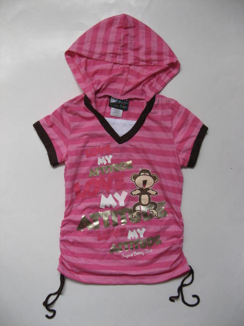 Girls’ Hooded S/S T-Shirt