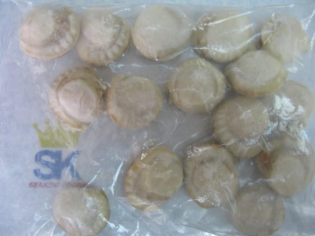 IQF COOKED JAPANESE SCALLOP MEAT WITH FRINGE