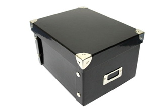 Foldable DVD Box Black Color