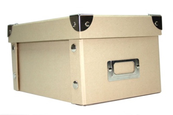 Foldable CD box, kraft 