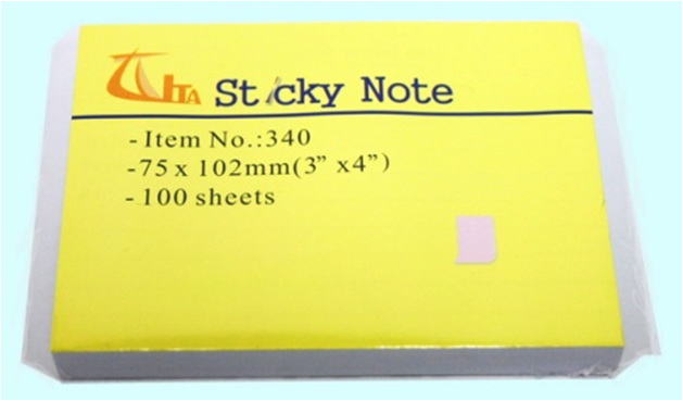 75x100mm sticky notes