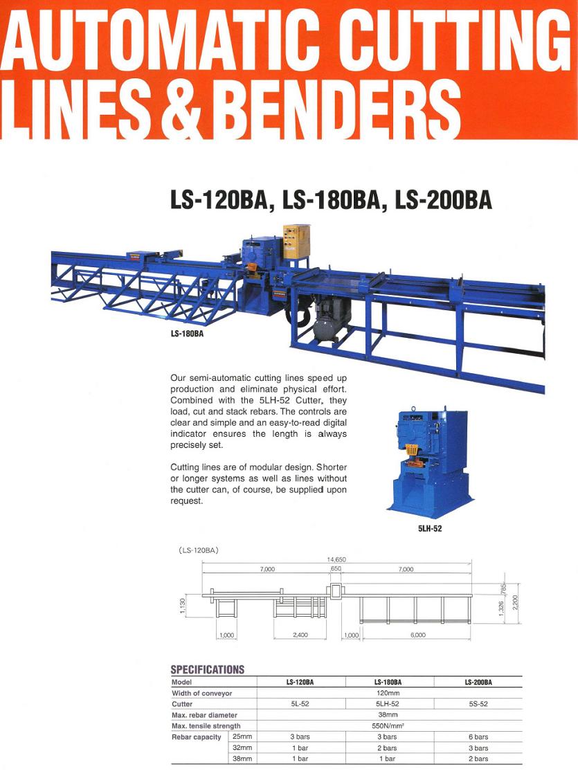 Automatic  Cutting Lines & Benders 