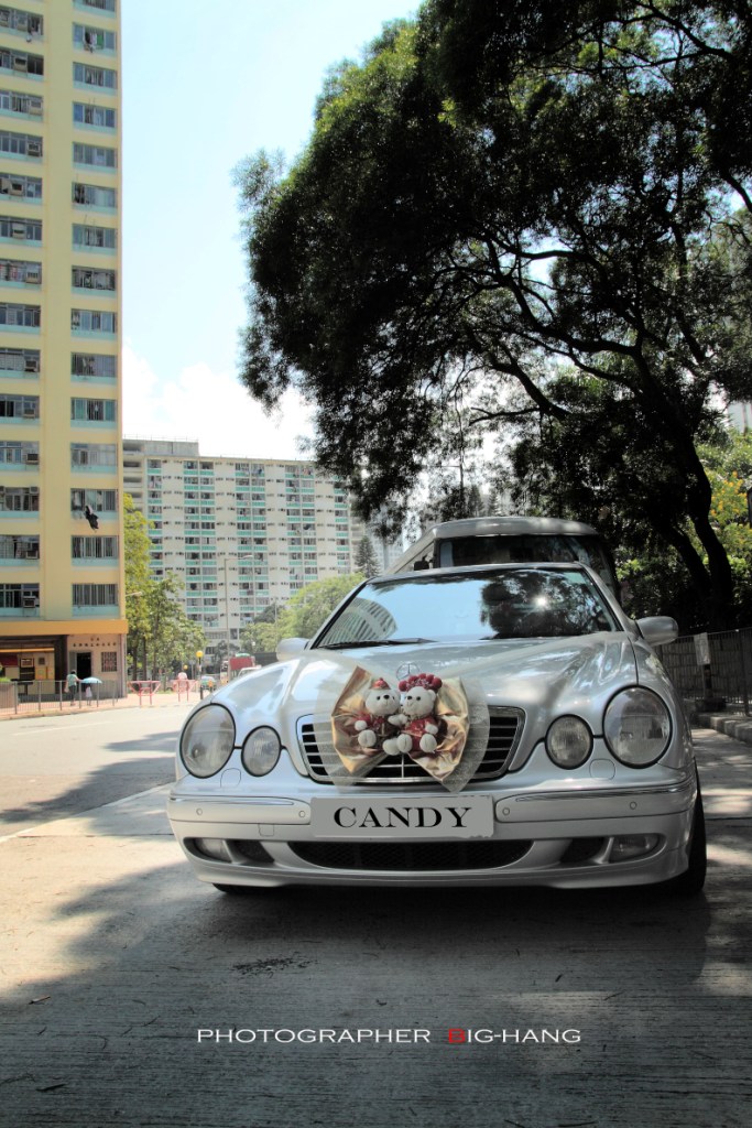 結婚花車-Benz豪華型四眼仔(銀色) 