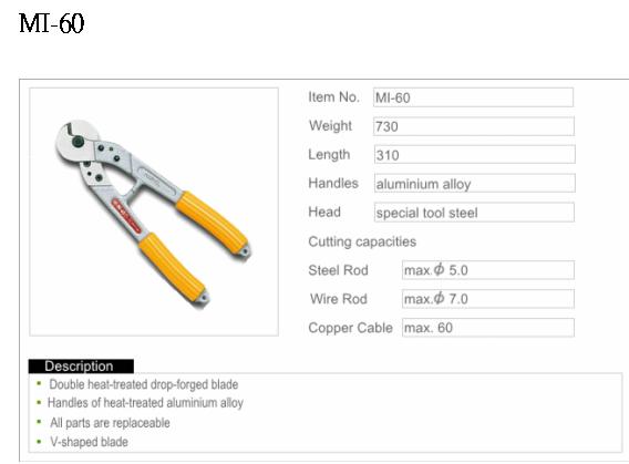 Rod & Wire Cutters