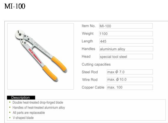 Rod & Wire Cutters