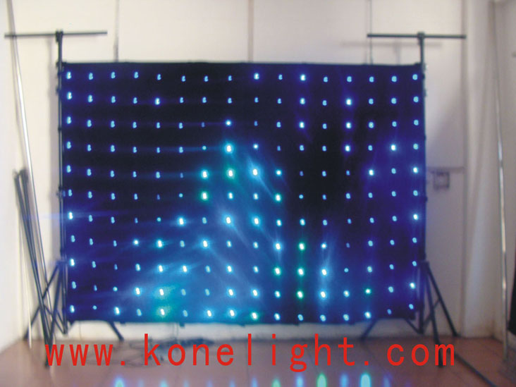 led  vedio  curtain 