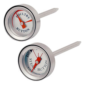 Meat grill thermometer