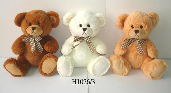 10" BEAR WITH RIBBON