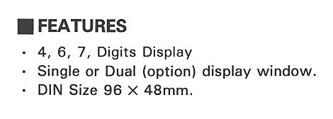 3-1/2 Digital Meter Built-In Transducer