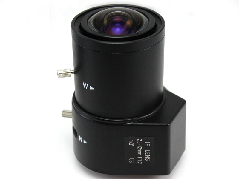 2.8-12mm F1.2 1/3" DC CS Iris Vari Focal IR 1.0MP CCTV Lens