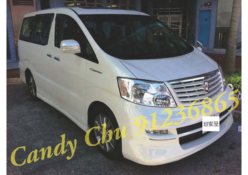 結婚花車-Alphard 豪華型7人車(白色) 