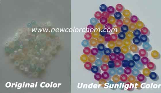 Photo chromic pigment for plastic,screen print 