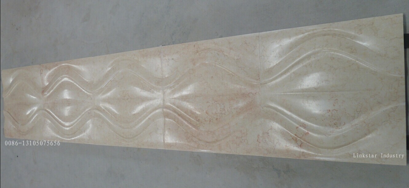 Natural Marble 3D Sunny Beige Wall Art Tiles