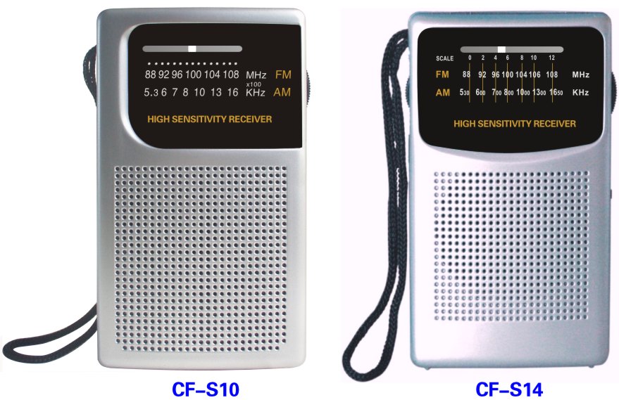 CF-S10/ S14AM/FM 两波段收音机PORTABLE RADIO