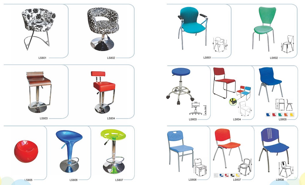 PLASTIC AND STEEL  CHAIR SERIES