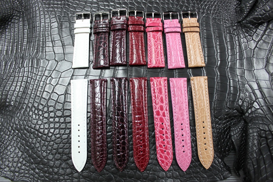 mat alligator strap (semi mat alligator flank)