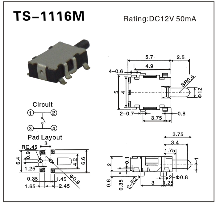 TS-1116M