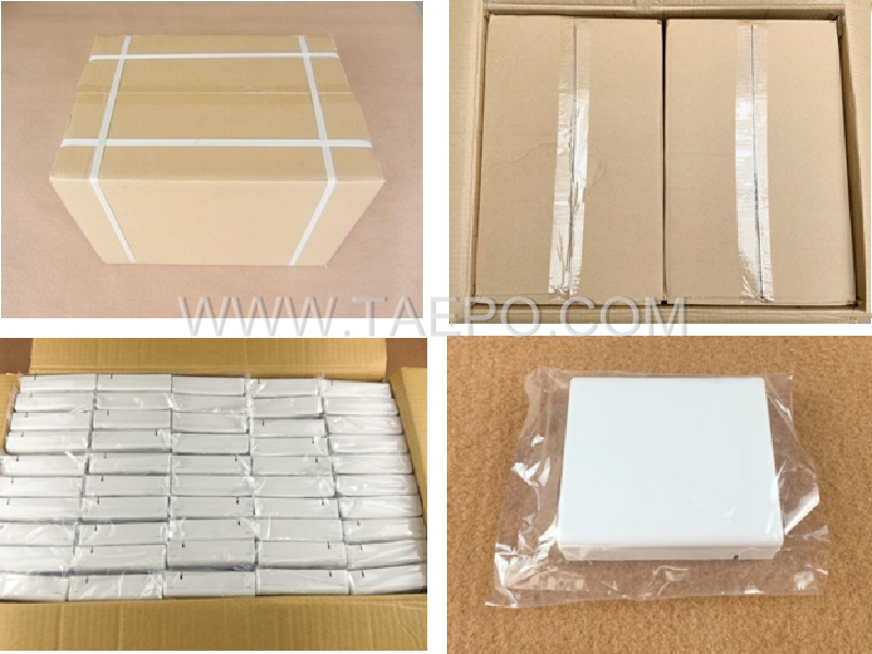 2 port SC Fiber optic surface mount box with SC adapters and pigtails