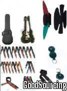 Guitar Bag, Case, Strap, Pick, Pick Holder