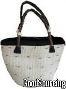 Beaded Sisal Handbag