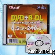 DVDPR85M0012 8.5GB Melody DVD+R Blank DVDs with 240 Minutes, Double (Dual) Layered