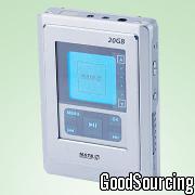 MJB204 USB2.0 HDD MP3 Player with FM Frequency Range of 87.5MHz - 108MHz