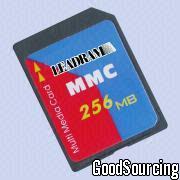 MM CARD Combo PC Card Reader with 64MB-512MB Capacity