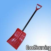 ICS008 Mini Snow Shovel with Steel Handle and Plastic D Grips