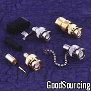 B-C4115,BU-312,B-111F,B-611T(CHAIN) Coaxial Connectors Available in Variety of Cable Configurations