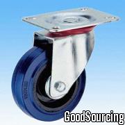 11XXXBL Blue Elastic Rubber Swivel Industrial Caster for Extensive Range of Uses